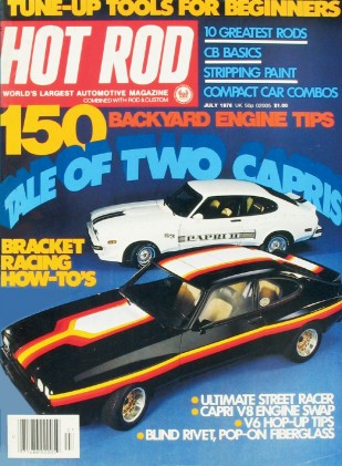 HOT ROD 1976 JULY - BRACKET RACING, CAPRI